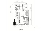 天祺佰潮汇_1室1厅1卫 建面38平米