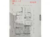 湘域国际广场_5室2厅2卫 建面152平米