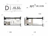 藏珑湖上公馆_1室1厅1卫 建面41平米