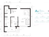 九里桃源春晓_1室2厅1卫 建面51平米