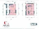 长庆小时代_2室2厅2卫 建面23平米