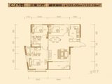 华星融城_3室2厅2卫 建面123平米