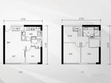 越秀国际总部广场(商用)_4室2厅2卫 建面61平米