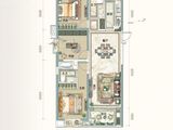 新城吾悦首府_3室2厅2卫 建面125平米