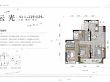 卓越云际_3室2厅2卫 建面119平米