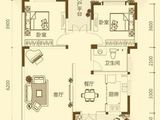 武海中华青城_2室2厅2卫 建面84平米