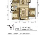 中国铁建西派国际_3室2厅2卫 建面120平米