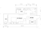 惠城嘉苑_1室1厅1卫 建面49平米