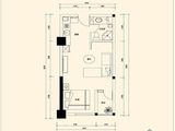 枫桥家园_1室1厅1卫 建面41平米