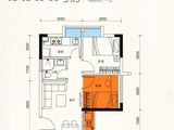 旭日海岸_2室2厅1卫 建面48平米