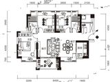 宁海尚峰2期_3室2厅1卫 建面99平米