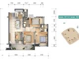 保利碧桂园悦公馆_3室2厅2卫 建面114平米