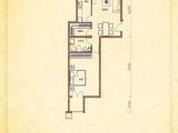 华龙美钰_1室1厅1卫 建面83平米