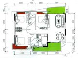 香江紫钻_3室2厅2卫 建面123平米