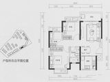 恒大望江华府_3室2厅1卫 建面88平米