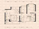 恒大锦城_3室2厅2卫 建面129平米