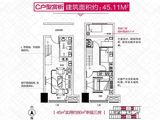 紫荆之星_3室2厅1卫 建面45平米