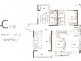 正弘新城_3室2厅2卫 建面136平米