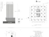 高新水晶soho_B座户型分布 建面135平米