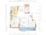 信达溪岸观邸_3室2厅2卫 建面128平米