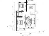 帝华御锦苑_2室2厅1卫 建面102平米