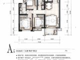 万科金域滨江_3室2厅2卫 建面95平米