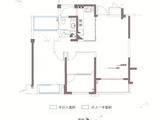 新湖明珠城青蓝公寓_2室2厅1卫 建面95平米