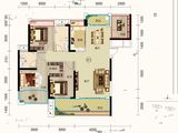 金钟新悦城_4室2厅2卫 建面122平米