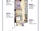 首开融侨尚东区_1室1厅1卫 建面36平米