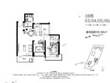 卓弘星辰_2室2厅2卫 建面88平米