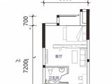 连山鼎府_1室1厅1卫 建面33平米