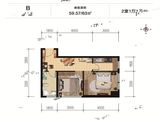 中凯学府寓_2室1厅1卫 建面63平米