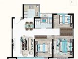 中庚香海新时代_3室2厅1卫 建面98平米