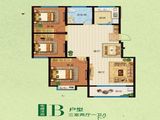 成德公园里_3室2厅1卫 建面105平米