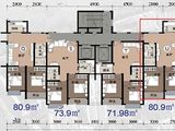 渤海湾国际公馆_2室1厅1卫 建面80平米