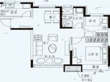 恒大国际温泉小镇_2室2厅1卫 建面77平米