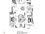 泰实学府春天_4室2厅2卫 建面144平米