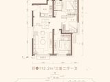 融创洋浦壹號_3室2厅1卫 建面112平米