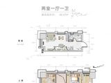 新锐中心_2室1厅1卫 建面40平米