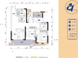 湾田望江府_3室2厅2卫 建面118平米