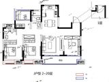 禹洲嘉誉山_4室2厅2卫 建面125平米