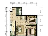 融创四季ONE_2室1厅1卫 建面92平米