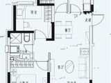 恒大国际温泉小镇_3室2厅1卫 建面91平米