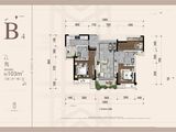 新城瑞升悦隽西江_3室2厅2卫 建面103平米