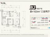 红星晋中天铂_3室2厅1卫 建面103平米