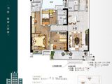 碧桂园桃李东方_3室2厅2卫 建面109平米