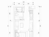 中铁卓越阁_3号楼A3户型 建面42平米