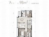 杭语蓝庭_3室2厅2卫 建面98平米
