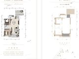 瀚城绿洲_2室2厅1卫 建面85平米