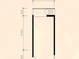 东亚华欣湾_B区 E户型图 建面40平米